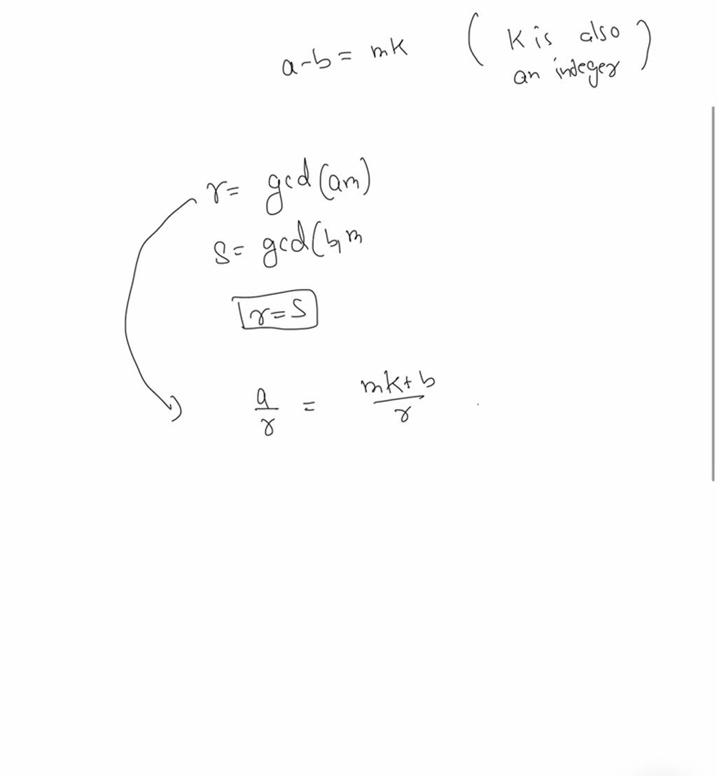 SOLVED: (a) Let a, b, x, y be integers such that ax + by = 1. Show that ...