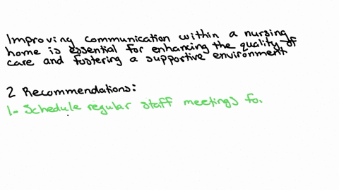 discuss-2-recommendations-to-improve-communication-within-a-nursing-home