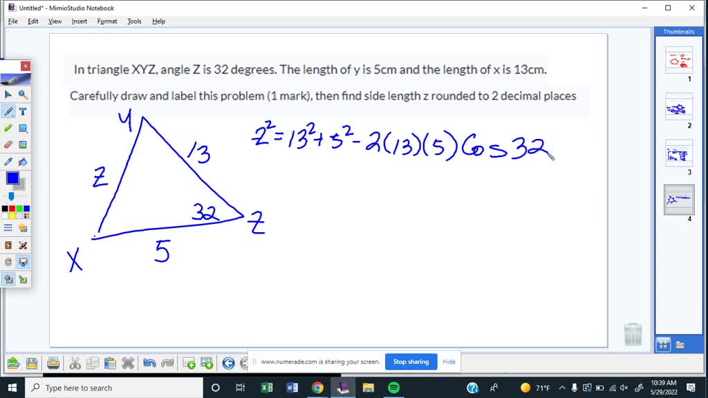 SOLVED: In XYZ below, the length of XY is 12 centimeters. How long is ...