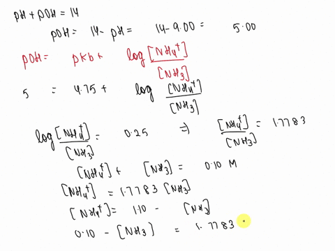 10-awe-need-to-prepare-1000-ml-of-a-010-m-ammonium-buffer-nh3-nh4-010-m-so-that-the-ph-900-starting-with-concentrated-ammonia-25-ww-d-091gcm3-and-solid-ammonium-chloride-assume-100-pure-how-30853