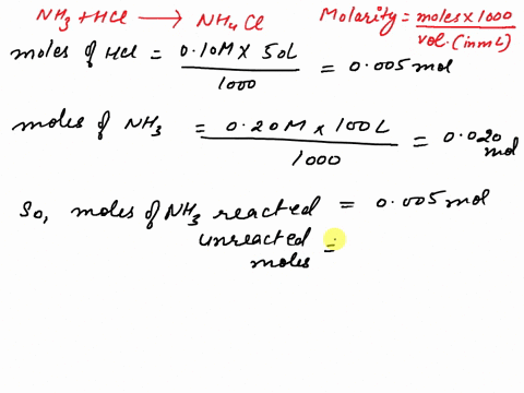 a-50-ml-sample-of-010-m-hcl-is-mixed-with-100-ml-of-020m-nh3-what-is-the-resulting-ph-kb-for-nh3-18-x-10-5-61092