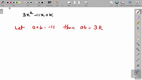the-expression-3x2-11xk-can-be-factored-into-two-linear-polynomial-with-integer-coefficients-determine-the-possible-values-of-k-25331