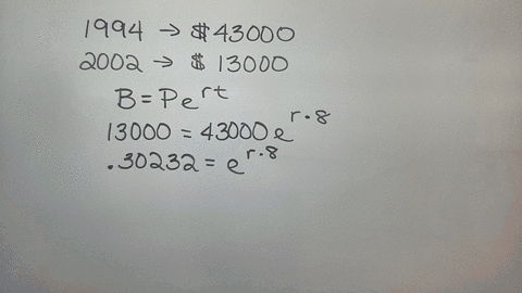 a-car-was-valued-at-43000-in-the-year-1994-the-value-depreciated-to-13000-by-the-year-2002-a-what-was-the-annual-rate-of-change-between-1994-and-2002-r-round-the-rate-of-decrease-to-4-decima-6438