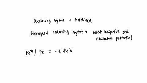 using-the-table-of-standard-electrode-potentials-which-of-the-following-would-be-the-strongest-reducing-agent-a-fe2-b-sn2-c-i-d-au-e-al3