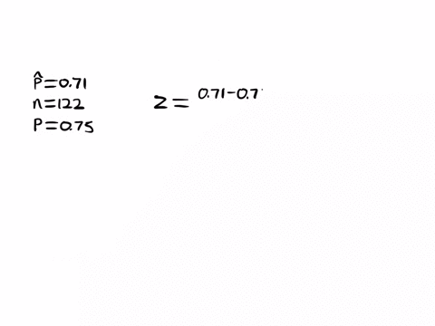 use-the-normal-distribution-and-the-given-sample-results-to-complete-the-test-of-the-given-hypotheses-assume-the-results-come-from-a-random-sample-and-use-a-5-significance-level-test-ho-p-07-81697