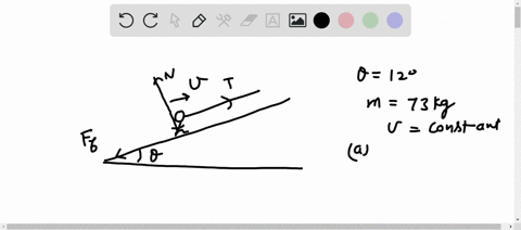 a-73-kg-skier-is-pulled-up-hill-by-a-rope-ata-steady-velocity-the-hill-makes-an-angle-of-12t0-the-horizontal-the-diagram-shows-three-of-the-forces-acting-on-the-skier-normal-reaction-tension-22856