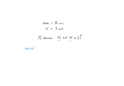 at-a-local-restaurant-the-amount-of-time-that-customers-have-to-wait-for-their-food-is-normally-distributed-with-a-mean-of-36-minutes-and-a-standard-deviation-of-3-minutes-what-is-the-probab-90242