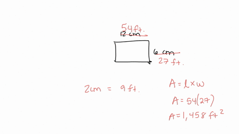 if-each-2-cm-on-the-scale-is-the-actual-area-of-drawing-below-equals-9-feet-what-the-shape-in-square-units-12-cm-6-cm-65163