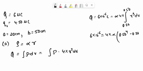 a-particle-of-charge-qo-450-c-is-placed-in-the-center-of-a-spherical-non-conducting-shell-of-charge-600-c-the-inner-surface-of-the-shell-has-a-radius-of-200-cm-and-the-outer-surface-has-a-ra-85855