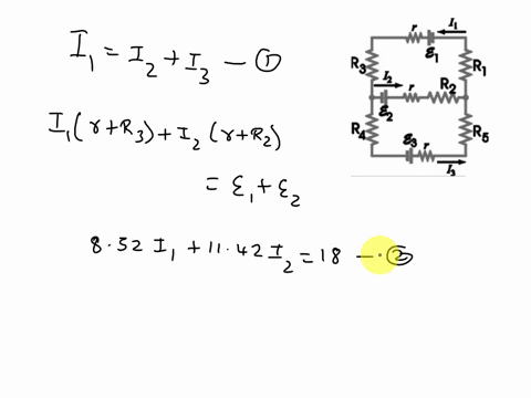 kirchhoffs-laws-consider-the-circuit-below-assume-the-internal-resistance-of-each-battery-is-r-142-2-also-assume-that-r1-113-q-r2-100-q-r3-710-q-r4-151-9-r5-170-q-e1-90-v-e2-90-v-and-e3-300-44307