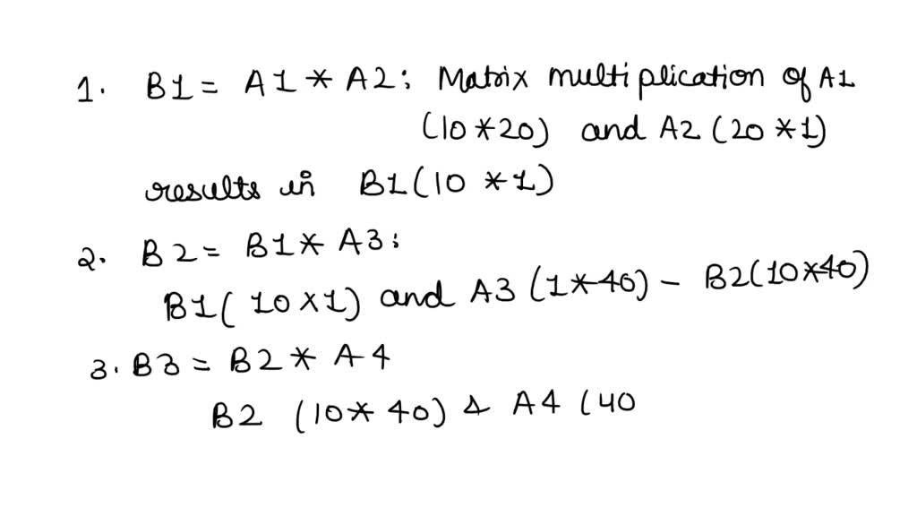 SOLVED: Find an optimum parenthesization of a matrix-chain ...