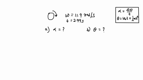 wheel-starts-from-rest-and-rotates-with-constant-angular-acceleration-to-reach-an-angular-speed-of-119-rads-in-299-a-find-the-magnitude-of-the-angular-acceleration-of-the-wheel-rads-find-the-99587