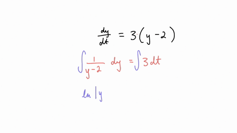he-rate-of-change-of-y-with-respect-to-t-is-3-times-the-value-of-the-quantity-2-less-than-y-find-an-equation-for-y-given-that-y212-when-t0-you-get-a-y210-e3-t-2-b-y210-e3-t2-c-y212-e3-t2-d-y212-e3-t-2