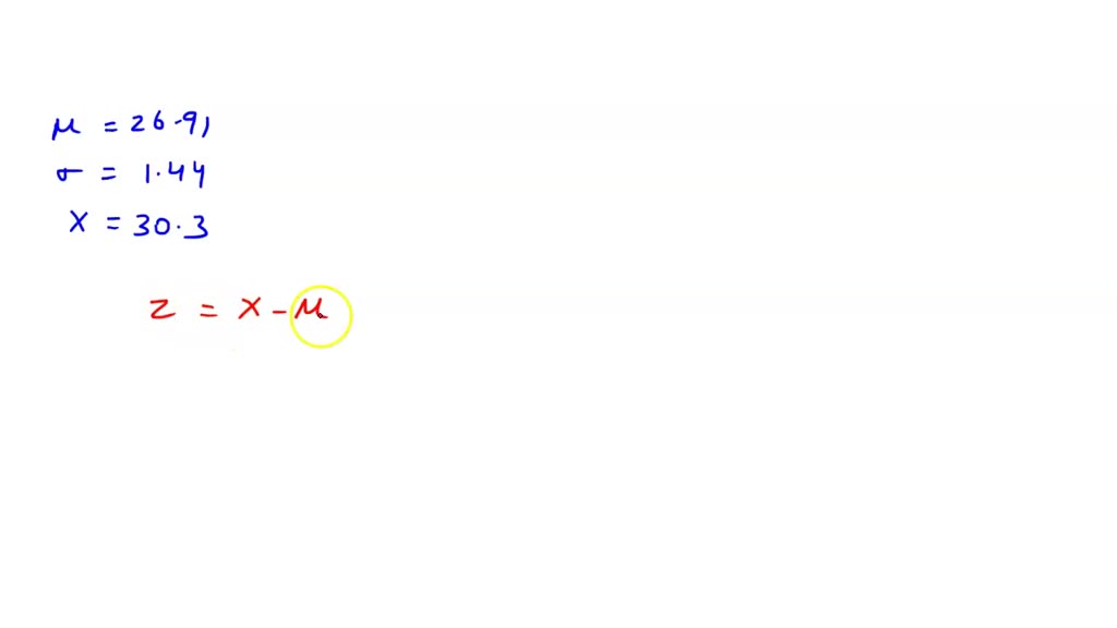 SOLVED A group of adult males has foot lengths with a mean of 26.91 cm