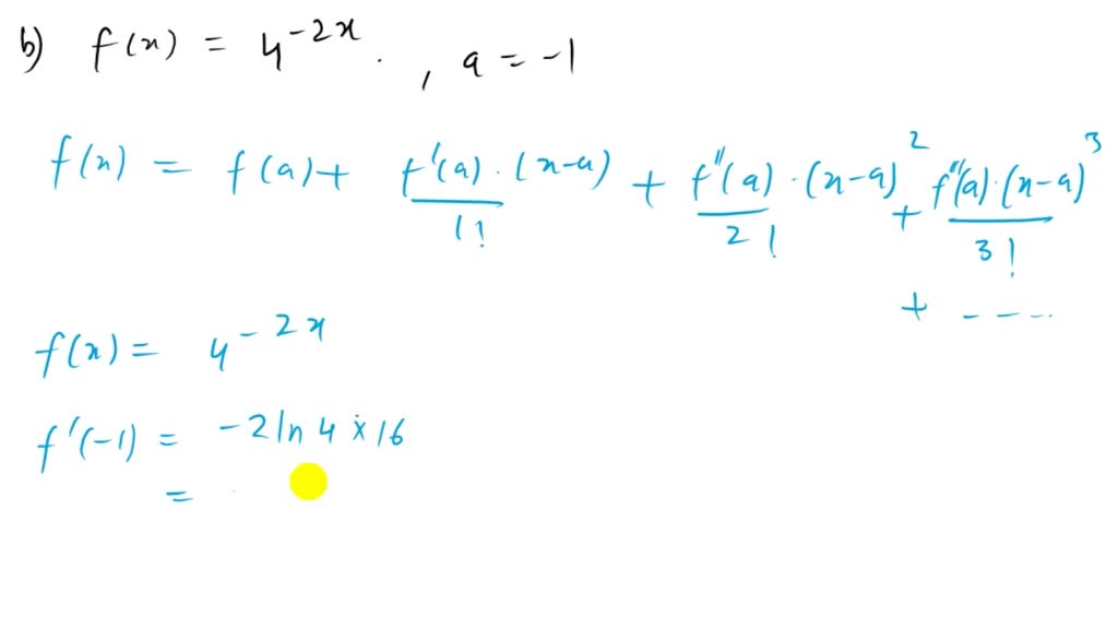 SOLVED Maclaurin Series Ex 4 A Find The Maclaurin Series For F x solved-maclaurin-series-ex-4-a-find-the-maclaurin-series-for-f-x