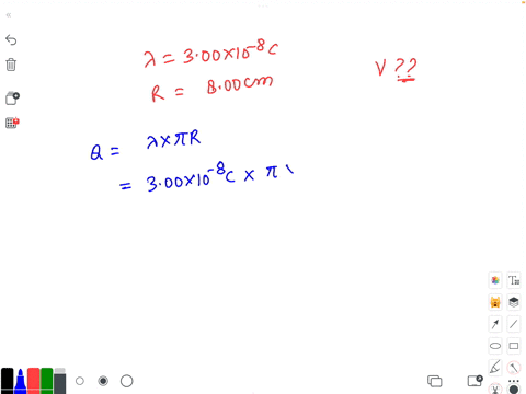 find-the-potential-at-the-center-of-curvature-of-the-thin-wire-shown-in-the-figure-it-has-a-uniforml-50312