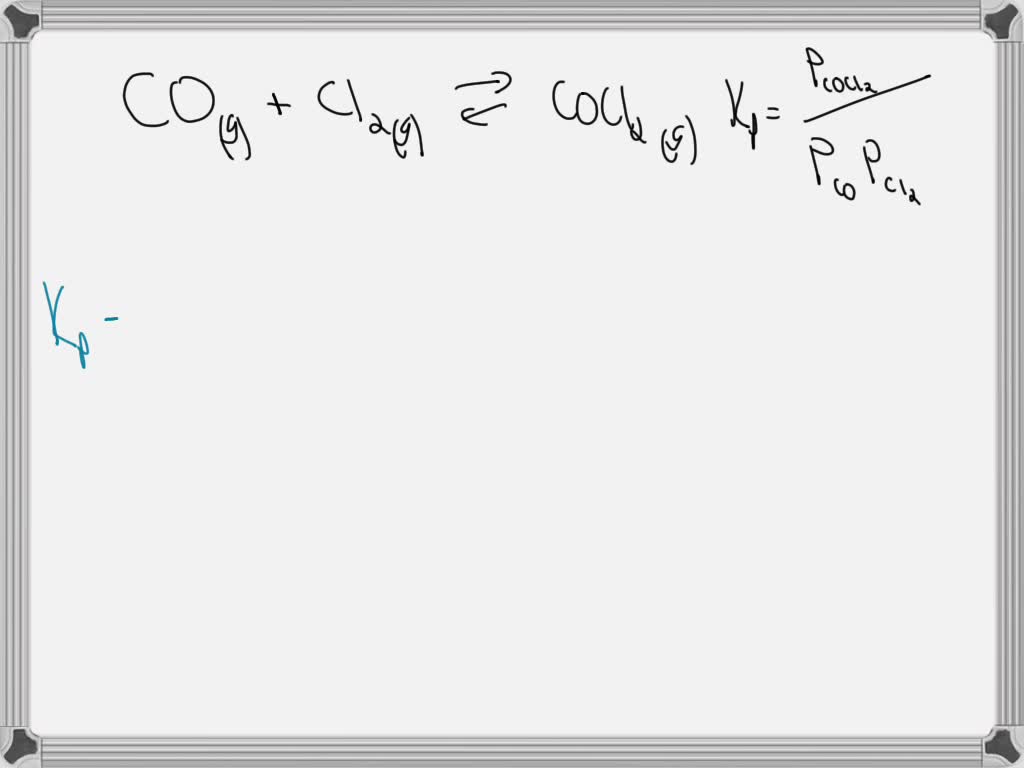 SOLVED Phosgene (carbonyl chloride), COCl2, is an extremely toxic gas that is used in
