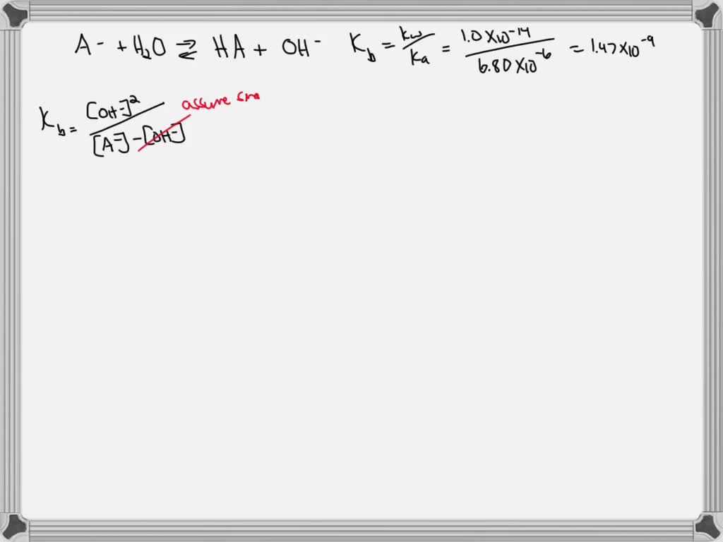 Solved A Certain Acid Ha Has A Ka Given By Ha Hzo Hzot A Ka X What Is The