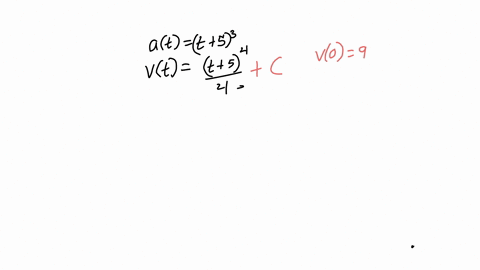 an-object-moves-along-a-coordinate-line-with-acceleration-at-t-53-units-per-second-per-second-the-initial-velocity-is-9-units-per-second-the-velocity-function-is-vt-2-the-initial-position-is-27733