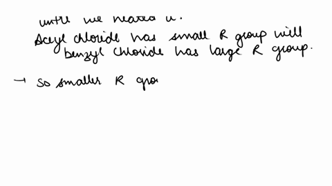 vhy-does-acetyl-chloride-2-carbons-with-polar-functional-_-ad-to-warm-and-shake-the-mixture-of-group-react-with-water-almost-violently-bu-hen-you-first-added-benzoyl-chloeide-tateatend-behzo-29237