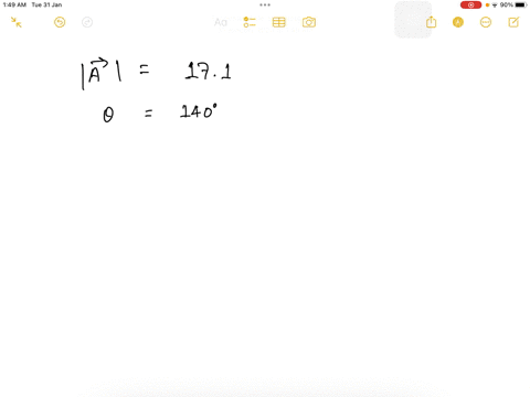 vector-has-a-magnitude-of-171-and-its-direction-is-140-counter-clockwise-from-the-x-axis-what-are-the-x-and-y-components-of-the-vector-ax-ay-39013