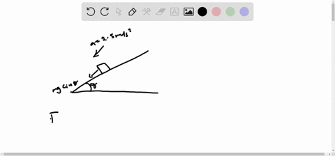 a-block-of-unknown-mass-slides-down-an-inclined-plane-with-an-acceleration-of-ma-gnitude-250-ms-assuming-that-there-no-friction-between-the-block-and-the-plane-at-what-angle-to-the-horizonta-73265