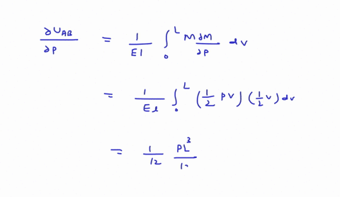 a-uniform-rod-of-flexural-rigidity-ei-is-bent-and-loaded-as-shown-determine-the-vertical-deflection-of-point-a-b-the-horizontal-deflection-of-point-a-use-castiglianos-theorem-to-solve-this-p-01802