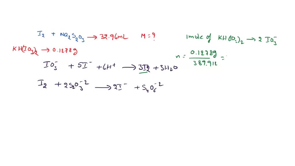 SOLVED A 0.140 sample of Na2S2O3 was determined by a coulometric