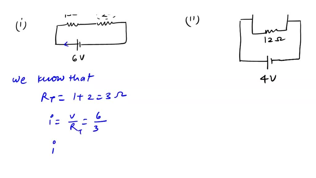 SOLVED Calculate the power used in the 2 Ω resistor in each of the