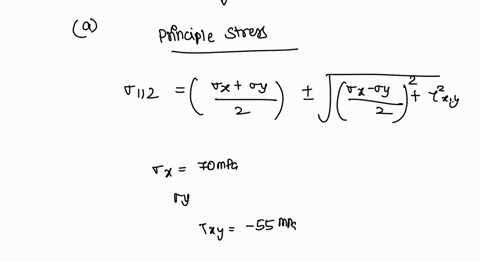 consider-a-point-in-a-structural-member-that-is-subjected-to-plane-stress-normal-and-shear-stresses-acting-on-horizontal-and-vertical-planes-at-the-point-are-shown-in-figure-2-a-determine-th-44653