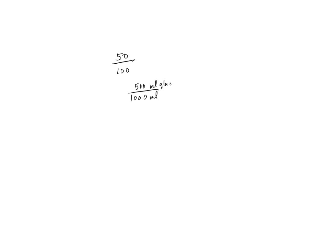 SOLVED How many grams of glucose are in 1 litre of glucose 50?