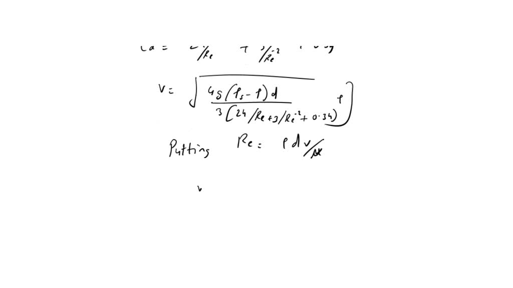 SOLVED: Texts: Given the density D, the radius of a spherical particle