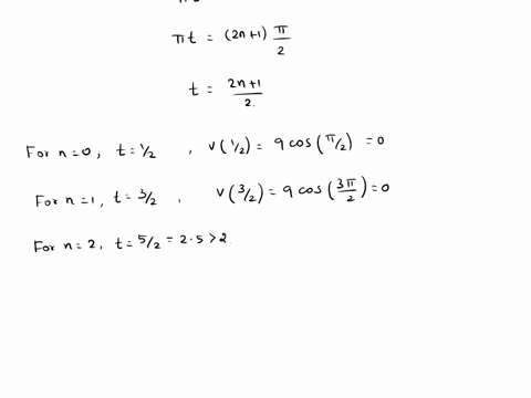 consider-an-object-moving-along-a-line-with-the-given-velocity-v-assume-time-is-measured-in-seconds-and-velocities-have-units-of-let-vt-9-cos-it-on-0-ts2-a-determine-when-the-motion-is-in-th-16768