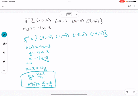 the-one-to-one-functions-g-and-h-are-defined-as-follows-find-the-following-could-someone-make-sure-that-my-answers-for-the-top-2-are-correct-and-help-me-find-the-third-solution
