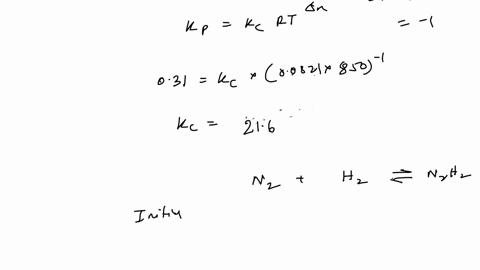 at-850-mathrmk-the-value-of-the-equilibrium-constant-k_p-for-the-hydrazine-synthesis-reaction-below-is-03100-mathrmn_2mathrmgdotmathrmh_2mathrmg-rightleftharpoons-mathrmn_2-mathrmh_2mathrmg-2nd-attemp