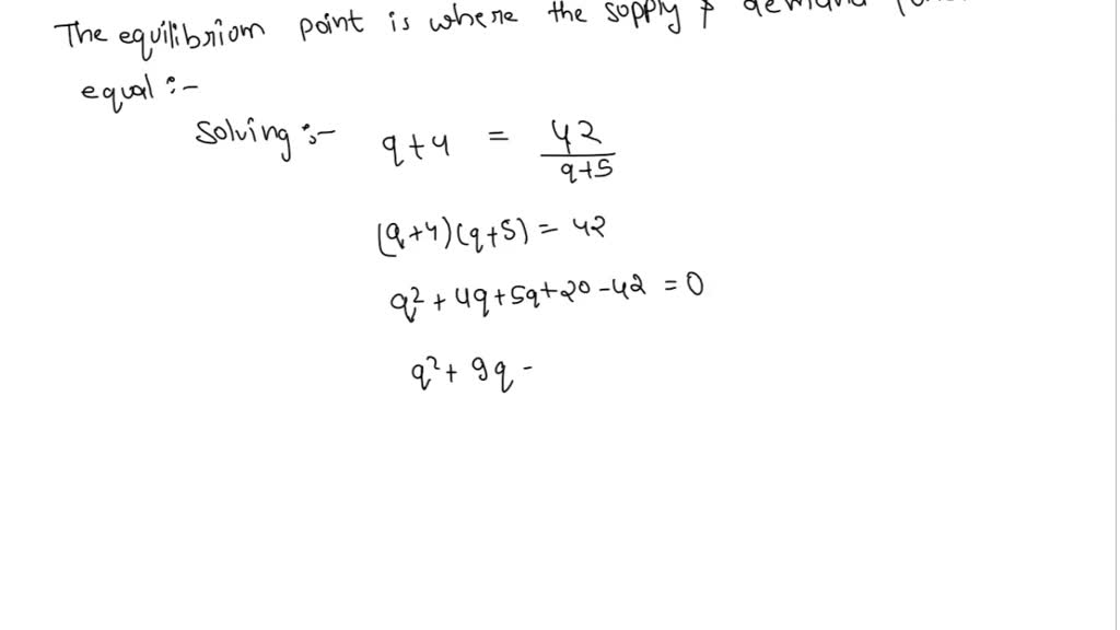 SOLVED Derive the producer surplus for a firm with supply function qs