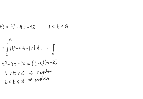 the-velocity-function-in-meters-per-second-is-given-for-a-particle-moving-along-line-vt-_-4t-_-12-1-t-8-a-find-the-displacement-1193-b-find-the-distance-traveled-by-the-particle-during-the-g-77931
