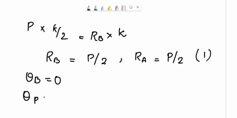 for-the-beam-shown-determine-the-rotation-at-pin-support-a-and-the-rotation-and-displacement-under-the-lead-p-determine-the-reactions-draw-the-shear-force-and-bending-moment-diagrams-let-ei-66522