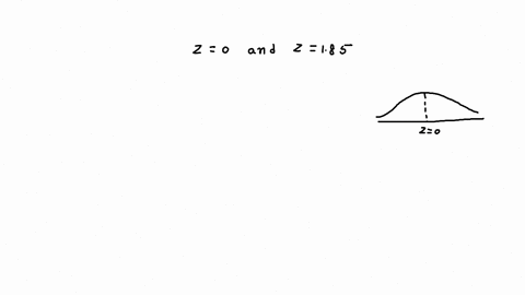 determine-the-area-under-the-standard-normal-distribution-curve-between-z-0-and-z-185