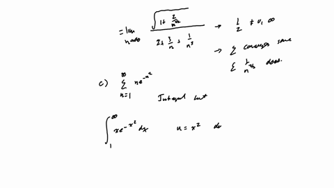 9-determine-if-the-following-series-is-convergent-or-divergent-a-sum_n1infty-fracn-22-n3-b-sum_n1infty-fracsqrtn322-n33-n21-c-sum_n1infty-n-e-n2-d-sum_n1infty-1n-fracn3n41-e-sum_k1infty-frac3kk-f-sum