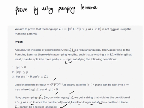 need-help-with-question-2-1-prove-that-the-language-l101j0kijor-ik-is-not-regular-by-using-the-pumping-lemma-follow-the-template-provided-2-using-closure-properties-of-regular-languages-and-78224