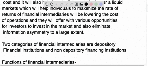 why-do-financial-markets-exist-how-would-the-economy-function-without-them-what-are-the-potential-disadvantages-of-financial-intermediaries-discuss