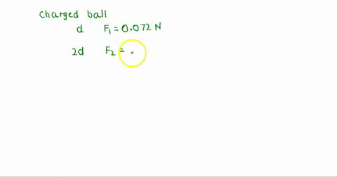 you-stand-at-location-a-a-distance-d-from-the-origin-and-hold-a-small-charged-ball-you-find-that-the-electric-force-on-the-ball-is-0072-n-you-move-to-location-b-a-distance-2d-from-the-origin-28714