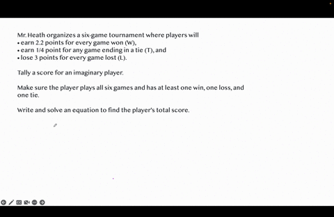 mr-heath-organizes-a-six-game-tournament-where-players-will-earn-22-points-for-every-game-won-w-earn-14-point-for-any-game-ending-in-a-tie-t-and-lose-3-points-for-every-game-lost-l-tally-a-s-88622