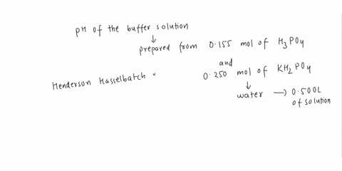 calculate-the-ph-of-a-buffer-solution-prepared-from-0155-mol-of-phosphoric-acid-0250-mole-of-kh2po4-and-enough-water-to-make-0500-l-of-solution-20685