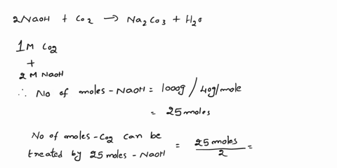 a-method-of-removing-co2-from-a-spacecraft-is-to-allow-the-co2-to-react-with-sodium-hydroxide-the-products-of-the-reaction-are-sodium-carbonate-and-water-what-volume-of-co2-at-25c-and-719-mm-32939