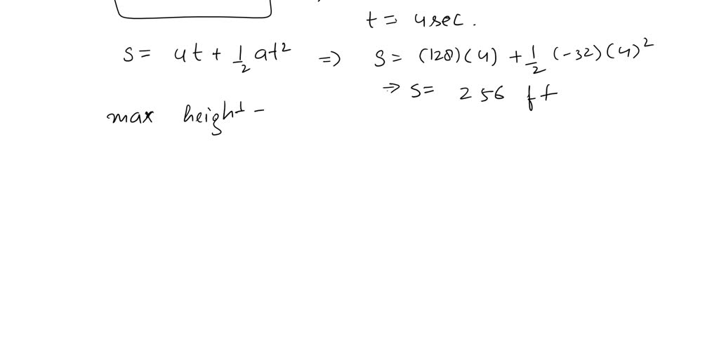 SOLVED: 7. Suppose an object is launched from a point 320 feet above ...