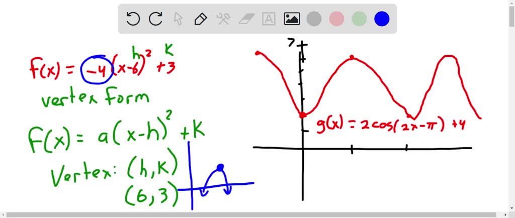 SOLVED: 'How do I find the maximum value for each function and ...