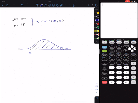 find-the-indicated-iq-score-the-graph-to-the-right-depicts-iq-scores-of-adults-and-those-scores-are-normally-distributed-with-a-mean-of-100-and-a-standard-deviation-of-15-shaded-area-75-24274