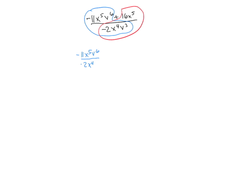 divide-and-simplify-your-answer-as-much-as-possible-11x5v616x5-2x4v3